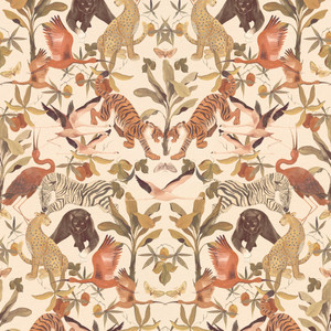 DW2000 - Designer Walls Animal Cream Galerie Wallpaper Mural DW2000 - Designer Walls Animal Cream Galerie Wallpaper Mural
