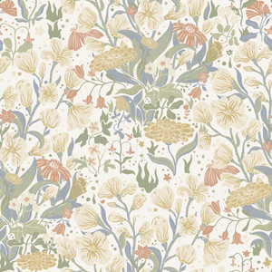 Galerie 22011 - Fagring Floral Green Galerie Wallpaper roll - luxury design for UK feature walls
