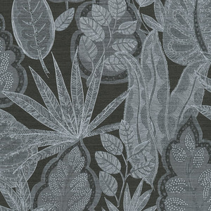 FL61111 - Flourish Tree Leaf Silver Grey Galerie Wallpaper FL61111 - Flourish Tree Leaf Silver Grey Galerie Wallpaper