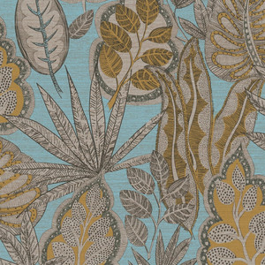 FL61114 - Flourish Tree Leaf Blue Galerie Wallpaper FL61114 - Flourish Tree Leaf Blue Galerie Wallpaper