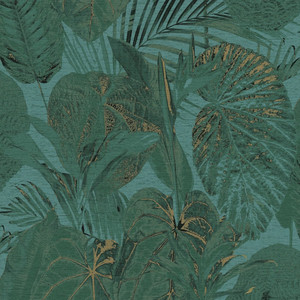 FL61158 - Flourish Tree Leaf Green Galerie Wallpaper FL61158 - Flourish Tree Leaf Green Galerie Wallpaper
