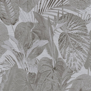 FL61160 - Flourish Tree Leaf Silver Grey Galerie Wallpaper FL61160 - Flourish Tree Leaf Silver Grey Galerie Wallpaper