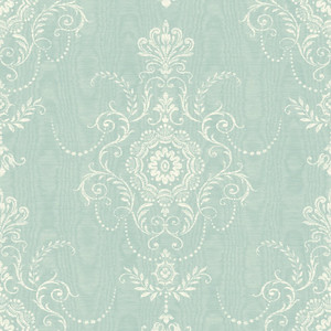 FC60314 - French Country Damask Traditional Blue Galerie Wallpaper FC60314 - French Country Damask Traditional Blue Galerie Wallpaper