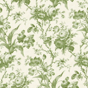 FC61204 - French Country Floral Traditional Green Galerie Wallpaper FC61204 - French Country Floral Traditional Green Galerie Wallpaper