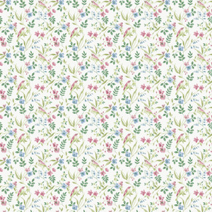 G68714 - Miniatures 3 Bird Green Galerie Wallpaper G68714 - Miniatures 3 Bird Green Galerie Wallpaper