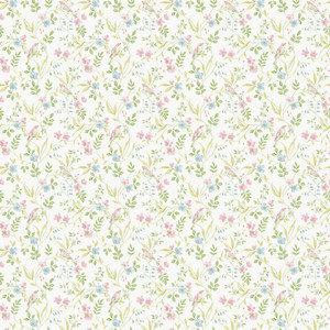 G68716 - Miniatures 3 Bird Green Galerie Wallpaper G68716 - Miniatures 3 Bird Green Galerie Wallpaper