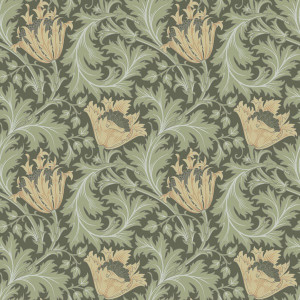 82004 - Hidden Treasures Anemone Green Yellow Galerie Wallpaper 82004 - Hidden Treasures Anemone Green Yellow Galerie Wallpaper