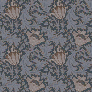 82006 - Hidden Treasures Anemone Blue Red Galerie Wallpaper 82006 - Hidden Treasures Anemone Blue Red Galerie Wallpaper