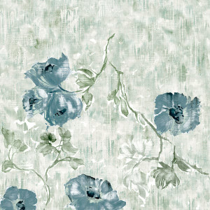 26965 - Julie Feels Home Petunia Twinwall Steel Blue Sage Galerie Wallpaper 26965 - Julie Feels Home Petunia Twinwall Steel Blue Sage Galerie Wallpaper