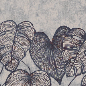 26980 - Julie Feels Home Monstera Twinwall Navy Ash Galerie Wallpaper 26980 - Julie Feels Home Monstera Twinwall Navy Ash Galerie Wallpaper
