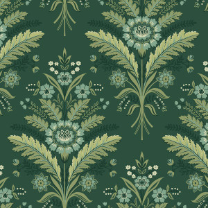 TJ40604 - Mulberry Tree Moorbank Green Galerie Wallpaper TJ40604 - Mulberry Tree Moorbank Green Galerie Wallpaper