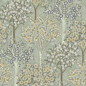 TJ40307 - Mulberry Tree Grove Grey Galerie Wallpaper TJ40307 - Mulberry Tree Grove Grey Galerie Wallpaper