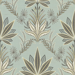 TJ41808 - Mulberry Tree Sisal Eden Grasscloth Blue Galerie Wallpaper TJ41808 - Mulberry Tree Sisal Eden Grasscloth Blue Galerie Wallpaper