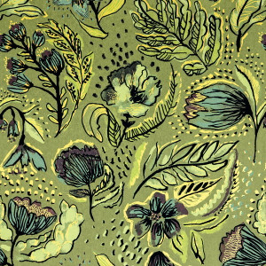 81330 - Pepper Felice Green Galerie Wallpaper 81330 - Pepper Felice Green Galerie Wallpaper