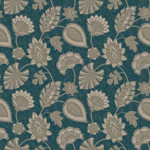 DWP0351-05-Elegance Floral Blue Galerie Wallpaper DWP0351-05-Elegance Floral Blue Galerie Wallpaper