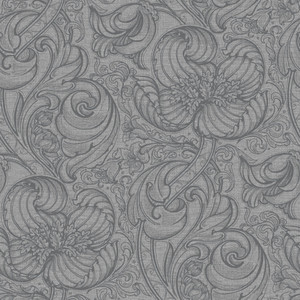 LB25114-Off The Wall LLB Floral Silver Grey Galerie Wallpaper LB25114-Off The Wall LLB Floral Silver Grey Galerie Wallpaper
