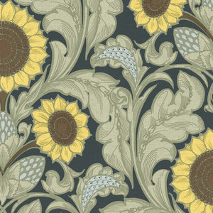 Galerie LB25152-Off The Wall LLB Floral Yellow Galerie Wallpaper roll - luxury design for UK feature walls