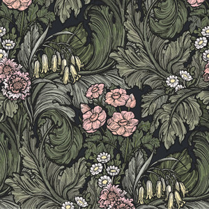 LB25138-Off The Wall LLB Floral Pink Galerie Wallpaper LB25138-Off The Wall LLB Floral Pink Galerie Wallpaper