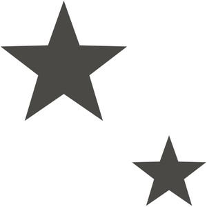 SS21254-StyleSisters Star Black Galerie Wallpaper SS21254-StyleSisters Star Black Galerie Wallpaper