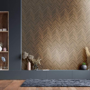 33377 Woods and Wicker Herringbone Wood Bronze Brown Galerie Wallpaper 33377 Woods and Wicker Herringbone Wood Bronze Brown Galerie Wallpaper