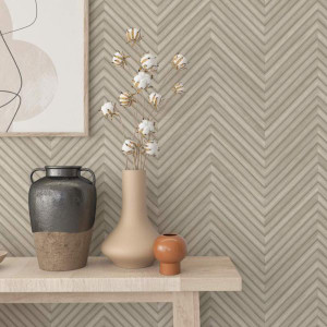 33373 Woods and Wicker Herringbone Wood Beige Galerie Wallpaper 33373 Woods and Wicker Herringbone Wood Beige Galerie Wallpaper