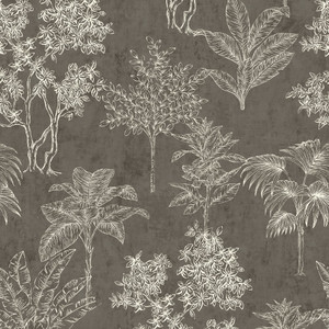 DWP0361-05-Zen Tree Leaf Silver Grey Galerie Wallpaper DWP0361-05-Zen Tree Leaf Silver Grey Galerie Wallpaper