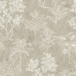 DWP0361-06-Zen Tree Leaf Silver Grey Galerie Wallpaper DWP0361-06-Zen Tree Leaf Silver Grey Galerie Wallpaper