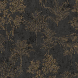 DWP0361-08-Zen Tree Leaf Rose Gold Galerie Wallpaper DWP0361-08-Zen Tree Leaf Rose Gold Galerie Wallpaper