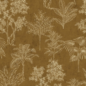 DWP0361-04-Zen Tree Leaf Gold Galerie Wallpaper DWP0361-04-Zen Tree Leaf Gold Galerie Wallpaper