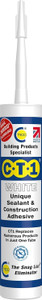 CT1 TRIBRID Unique Sealant & Construction Adhesive - 290ml WHITE CT1 TRIBRID Unique Sealant & Construction Adhesive - 290ml WHITE
