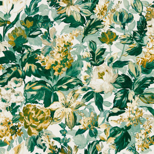 W0158-02 - Marianne Contemporary Floral Green Clarke & Clarke Wallpaper W0158-02 - Marianne Contemporary Floral Green Clarke & Clarke Wallpaper