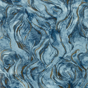 Clarke & Clarke W0168-03 - Lusso Abstract & Graphic Blue Clarke & Clarke Wallpaper roll - luxury design for UK feature walls