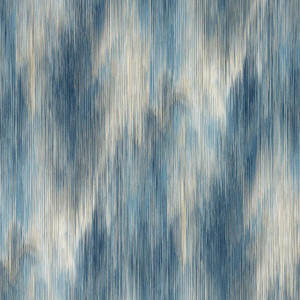 Clarke & Clarke W0191-03 - Breegan Jane x Clarke and Clarke Abstract & Graphic Blue Wallpaper roll - luxury design for UK feature walls