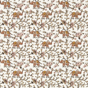Clarke & Clarke W0236-02 - Indira Animals Neutral Clarke & Clarke Wallpaper roll - luxury design for UK feature walls