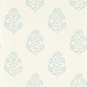 W0199-04 - Secret Garden Contemporary Floral Blue Clarke & Clarke Wallpaper W0199-04 - Secret Garden Contemporary Floral Blue Clarke & Clarke Wallpaper