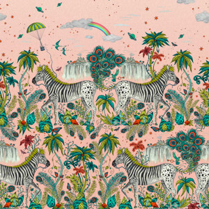 W0201-02 - Mythica Animals Green Clarke & Clarke Wallpaper Mural W0201-02 - Mythica Animals Green Clarke & Clarke Wallpaper Mural