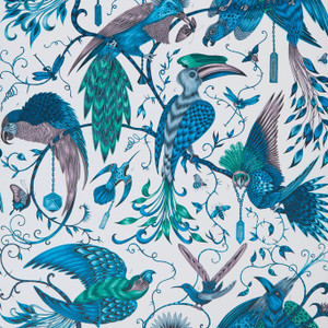 W0099-03 - Animalia Abstract & Graphic Green Clarke & Clarke Wallpaper W0099-03 - Animalia Abstract & Graphic Green Clarke & Clarke Wallpaper
