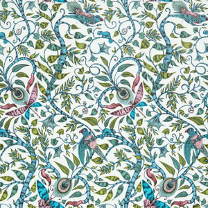 Clarke & Clarke W0104-03 - Animalia Abstract & Graphic Green Clarke & Clarke Wallpaper roll - luxury design for UK feature walls