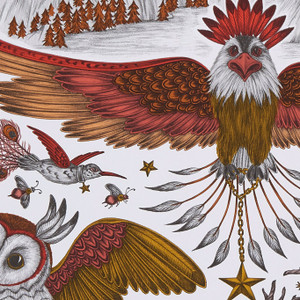 W0116-02 - Wilderie Abstract & Graphic Gold Clarke & Clarke Wallpaper W0116-02 - Wilderie Abstract & Graphic Gold Clarke & Clarke Wallpaper