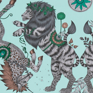 W0113-01 - Wilderie Abstract & Graphic Blue Clarke & Clarke Wallpaper W0113-01 - Wilderie Abstract & Graphic Blue Clarke & Clarke Wallpaper