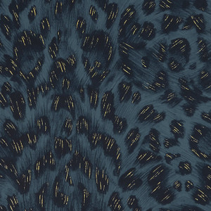 Clarke & Clarke W0115-07 - Wilderie Abstract & Graphic Blue Clarke & Clarke Wallpaper roll - luxury design for UK feature walls
