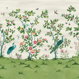 HDHW112891 - Harlequin X Diane Hill Birds Green Harlequin Wallpaper Mural HDHW112891 - Harlequin X Diane Hill Birds Green Harlequin Wallpaper Mural