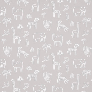 HLTF112629 - Book of Little Treasures Animals Grey Harlequin Wallpaper HLTF112629 - Book of Little Treasures Animals Grey Harlequin Wallpaper