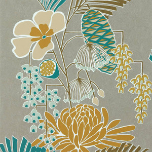 HSAW112151 - Salinas Contemporary Floral Blue Harlequin Wallpaper HSAW112151 - Salinas Contemporary Floral Blue Harlequin Wallpaper