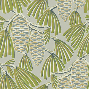 HSAW112126 - Salinas Botanical Green Harlequin Wallpaper HSAW112126 - Salinas Botanical Green Harlequin Wallpaper