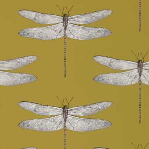 HGAT111244 - Colour 2 Animals Yellow Harlequin Wallpaper HGAT111244 - Colour 2 Animals Yellow Harlequin Wallpaper