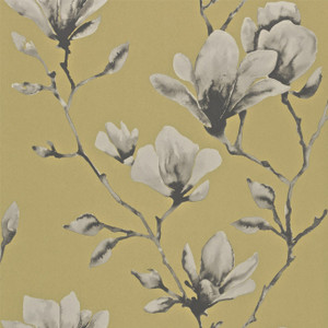HMOW110879 - Purity WC Edit Classic Floral Yellow Harlequin Wallpaper HMOW110879 - Purity WC Edit Classic Floral Yellow Harlequin Wallpaper