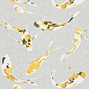 HMOW110901 - Colour 4 Animals Yellow Harlequin Wallpaper HMOW110901 - Colour 4 Animals Yellow Harlequin Wallpaper