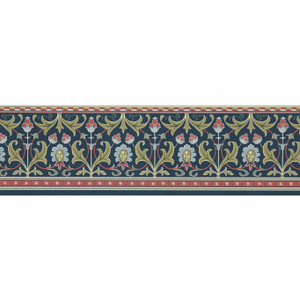 Morris & Co MUNW217613 - The Unfinished Works Classic Floral Blue Morris & Co. Wallpaper roll - luxury design for UK feature walls Morris & Co MUNW217613 - The Unfinished Works Classic Floral Blue Morris & Co. Wallpaper roll - luxury design for UK feature walls