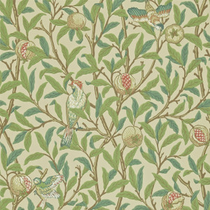DARW212539 - Morris 160th Anniversary Birds Green Morris & Co. Wallpaper DARW212539 - Morris 160th Anniversary Birds Green Morris & Co. Wallpaper